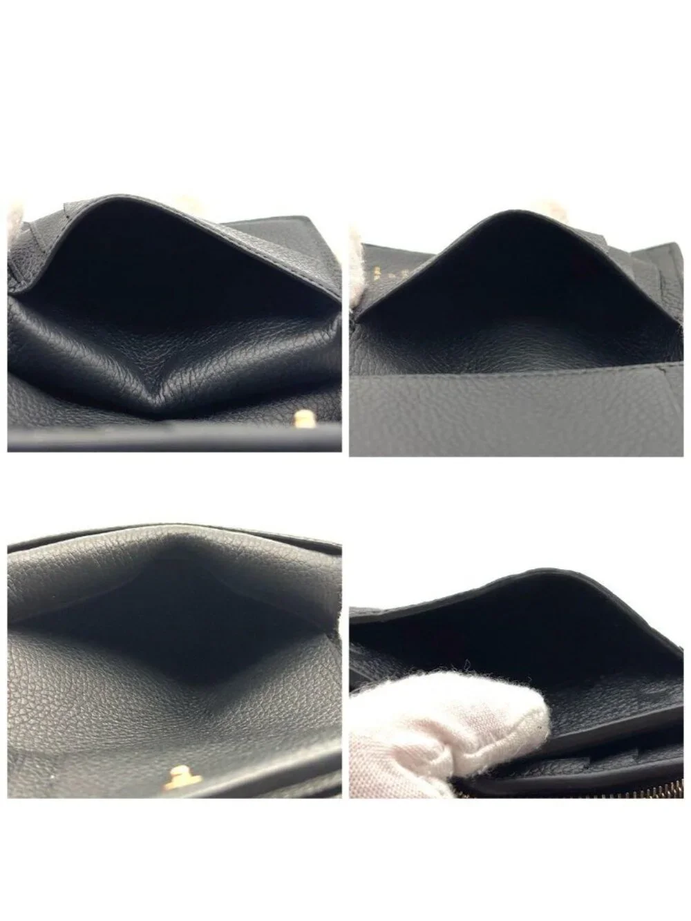 Louis Vuitton Wallet Empreinte Portefeuille Clair Black